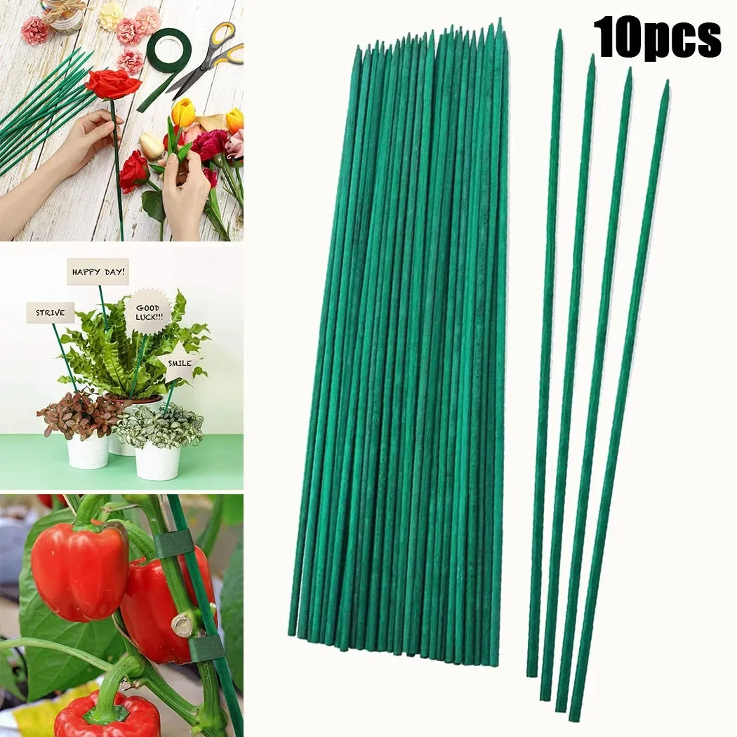Gardening Tools Green - 10 قطعة 40 سنتيمتر الأخضر الخيزران