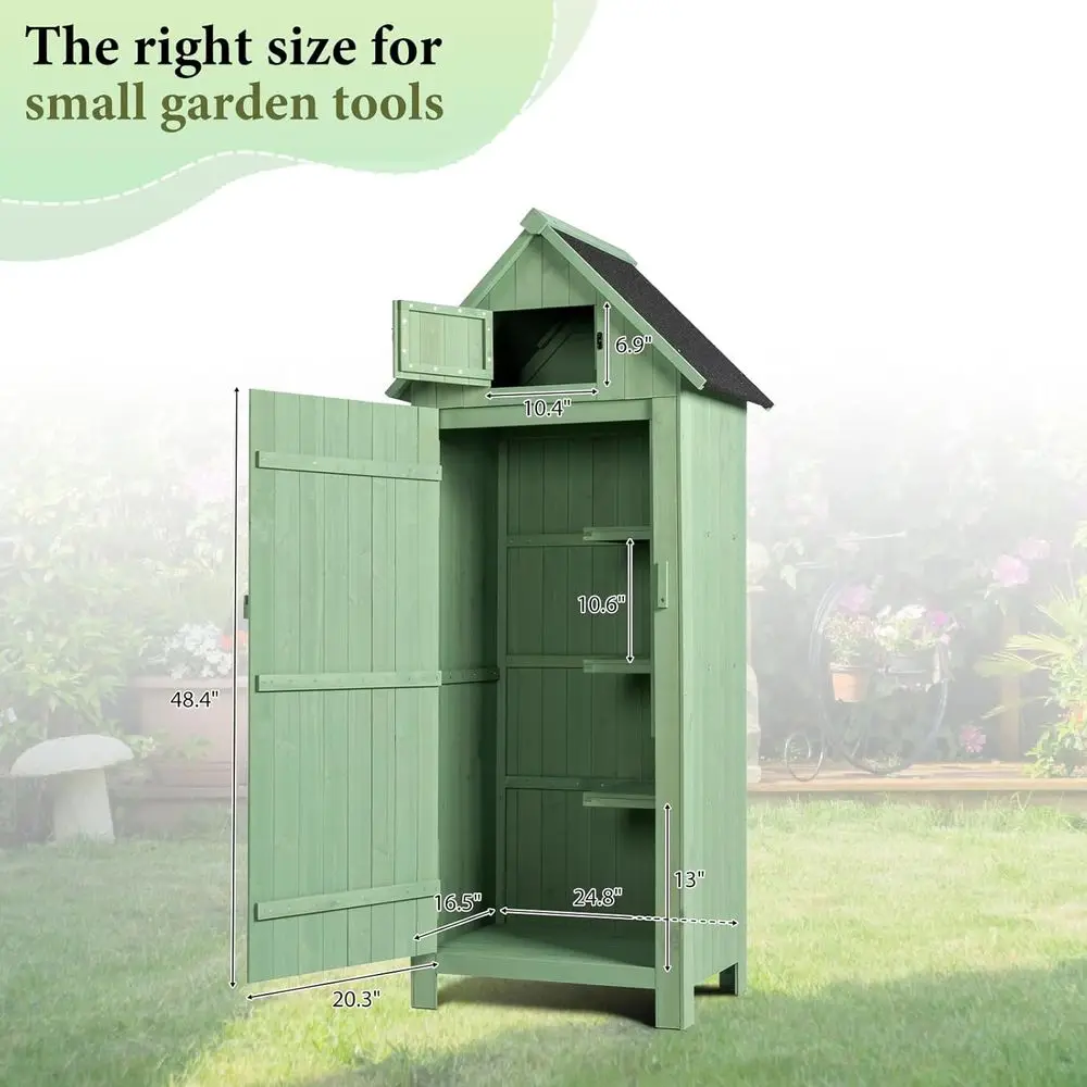 مخزن خارجي أخضر فاتح: خزانة أد - مراجعة Gardening Tools Green وسعره