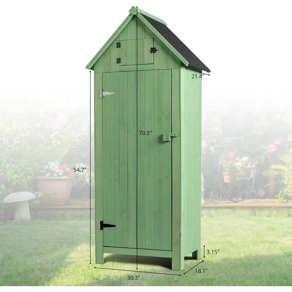 مخزن خارجي أخضر فاتح: خزانة أد - مراجعة Gardening Tools Green وسعره