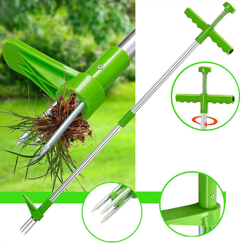 المحمولة مقبض طويل مزيل الاعشا - مراجعة Gardening Tools To Remove Grass وسعره