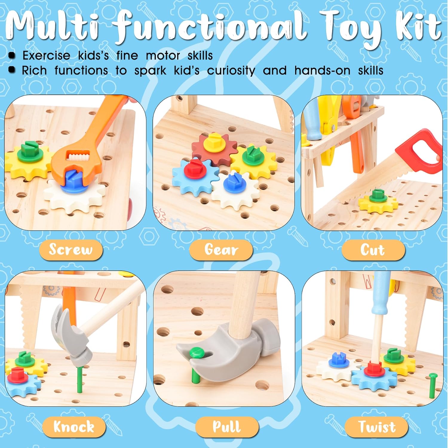مقعد أدوات خشبية للأطفال، لعبة - مراجعة Gardening Tools For Kids وسعره