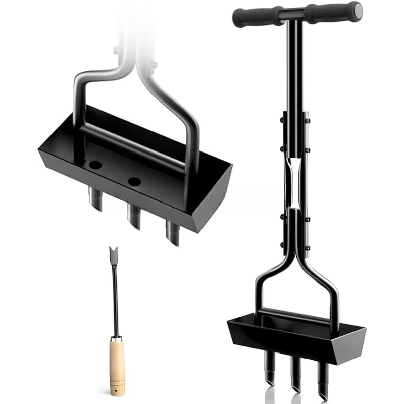 أداة تهوية العشب اليدوية مع صي - مراجعة Gardening Yard Tools وسعره