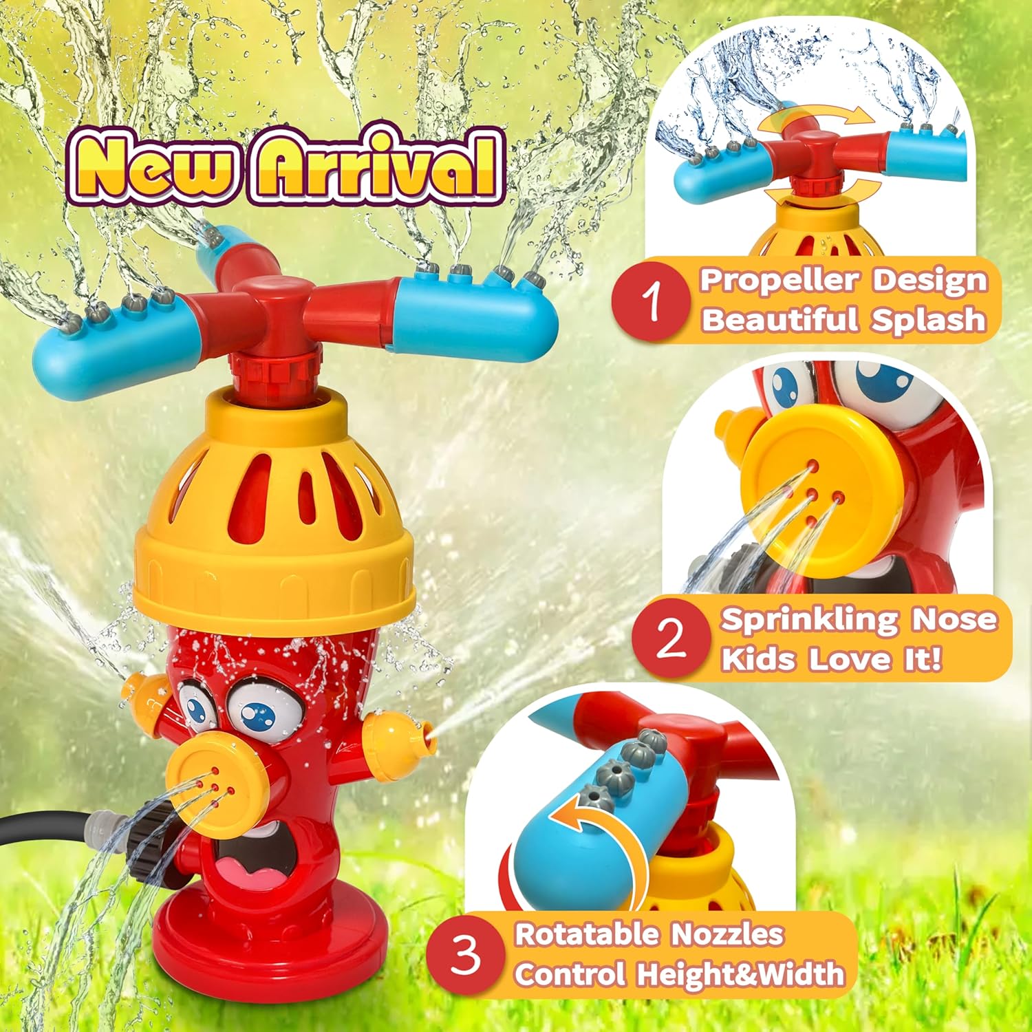 لعبة رشاش ماء على شكل صنبور، أ - مراجعة Gardening Tools For Kids وسعره