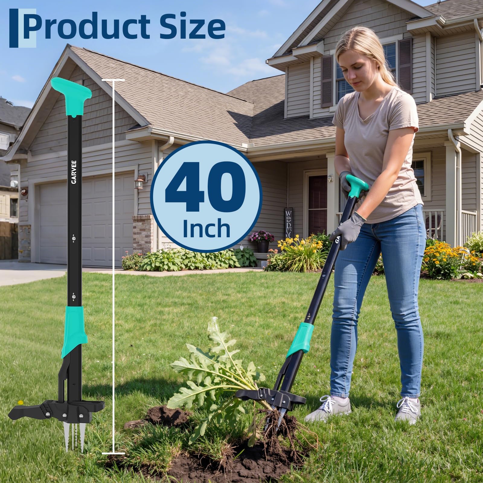 أداة إزالة الأعشاب ذات المقبض  - مراجعة Gardening Tools Green وسعره