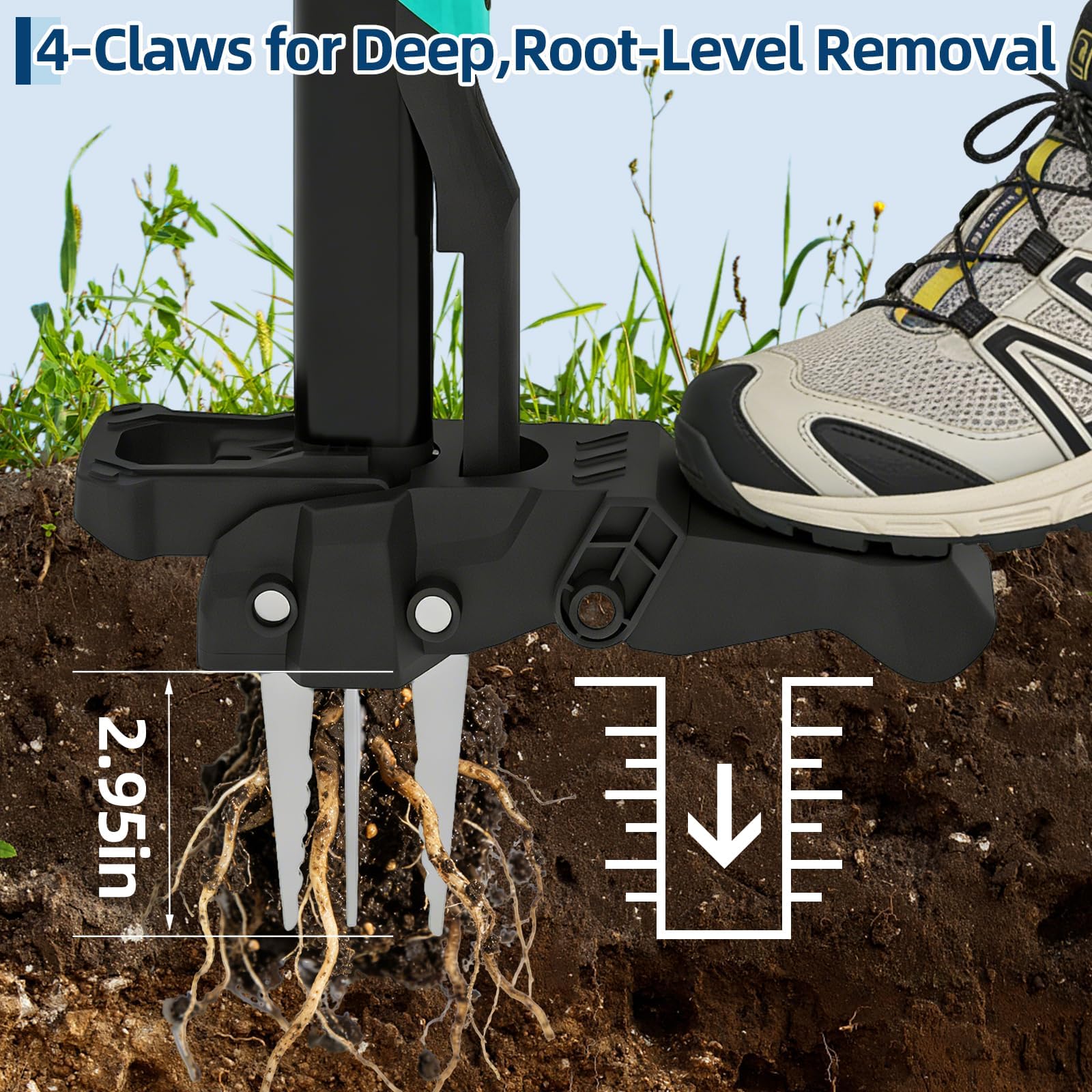 أداة إزالة الأعشاب ذات المقبض  - مراجعة Gardening Tools Green وسعره