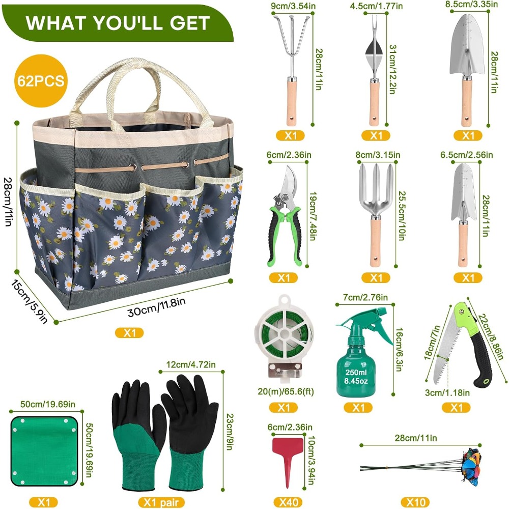 مجموعة أدوات الحدائق الكاملة ا - مراجعة Gardening Tools Knife وسعره