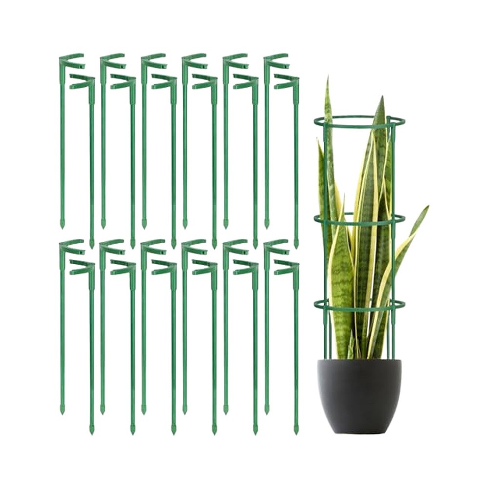 24 قطعة من دعامات النباتات الخ - مراجعة Plant Support Stake وسعره