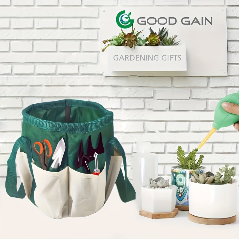 حقيبة أدوات حديقة مستديرة بالل - مراجعة Gardening Tools Green وسعره