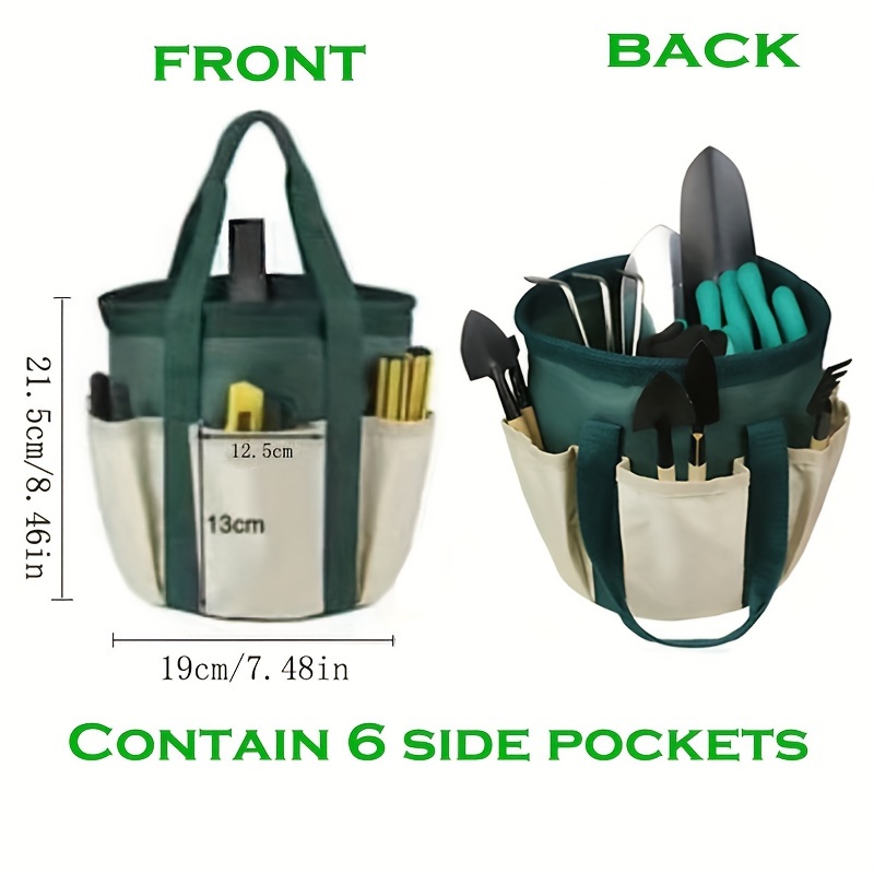 حقيبة أدوات حديقة مستديرة بالل - مراجعة Gardening Tools Green وسعره