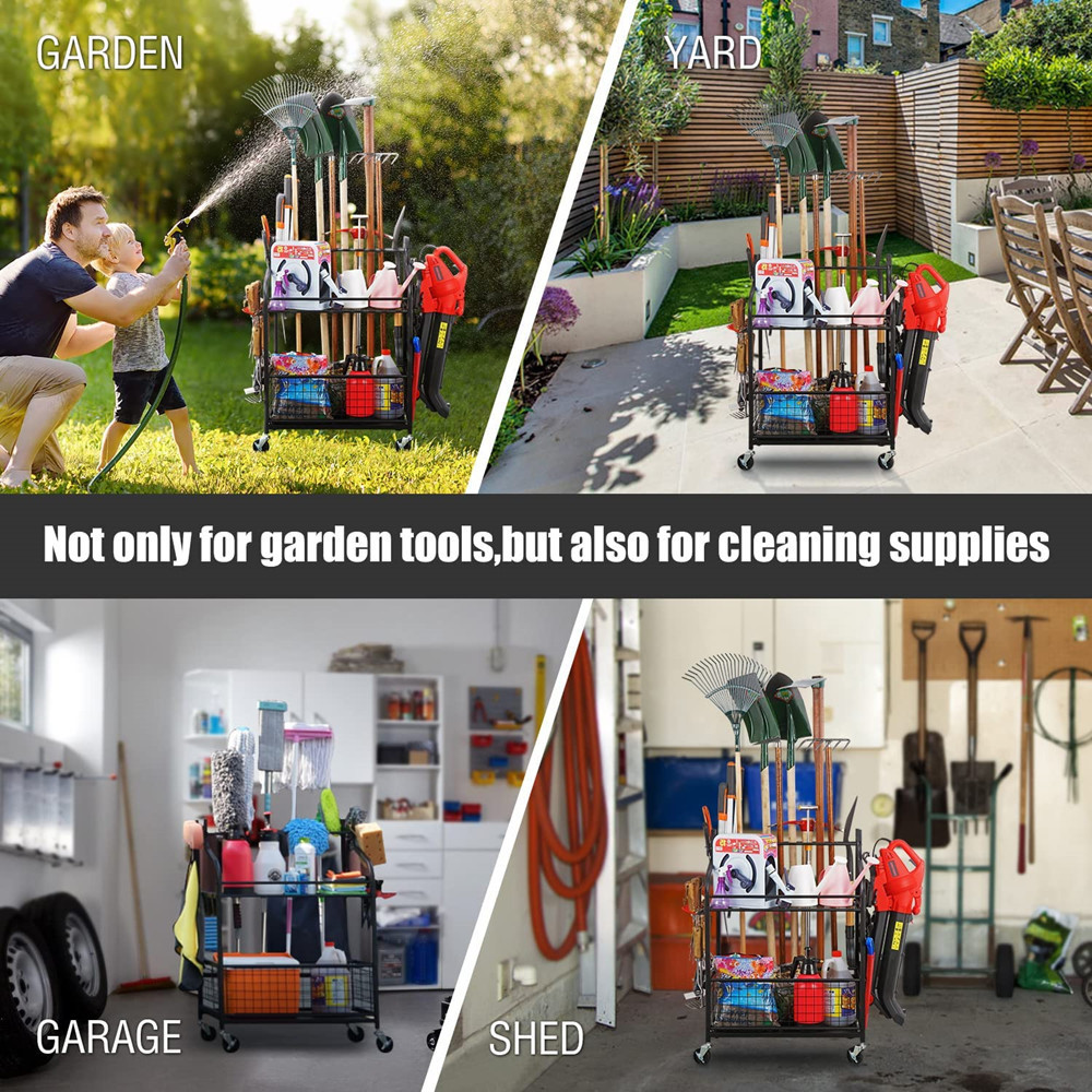 منظم أدوات الحديقة، حامل أدوات - مراجعة Gardening Yard Tools وسعره