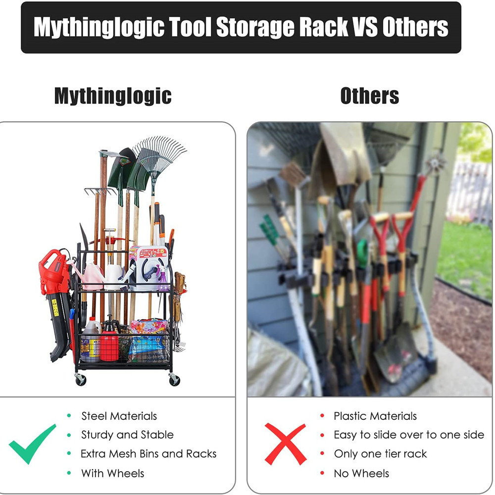منظم أدوات الحديقة، حامل أدوات - مراجعة Gardening Yard Tools وسعره