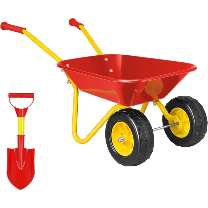 عربة يد للأطفال مع مجموعة أدوا - مراجعة Gardening Tools For Kids وسعره